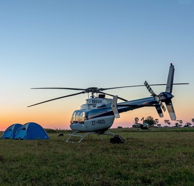 Hubschrauber Helikopter von Helicopter Horizons Botswana